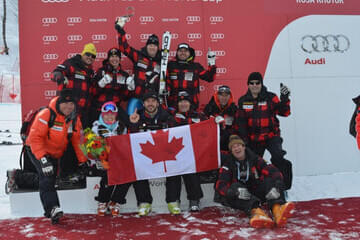 mit dem kanadischen Skiteam in Sochi (RUS)