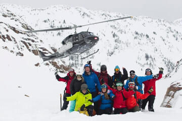 Teambuilding mit dem kanadischen Skiteam in den Rocky Mountains